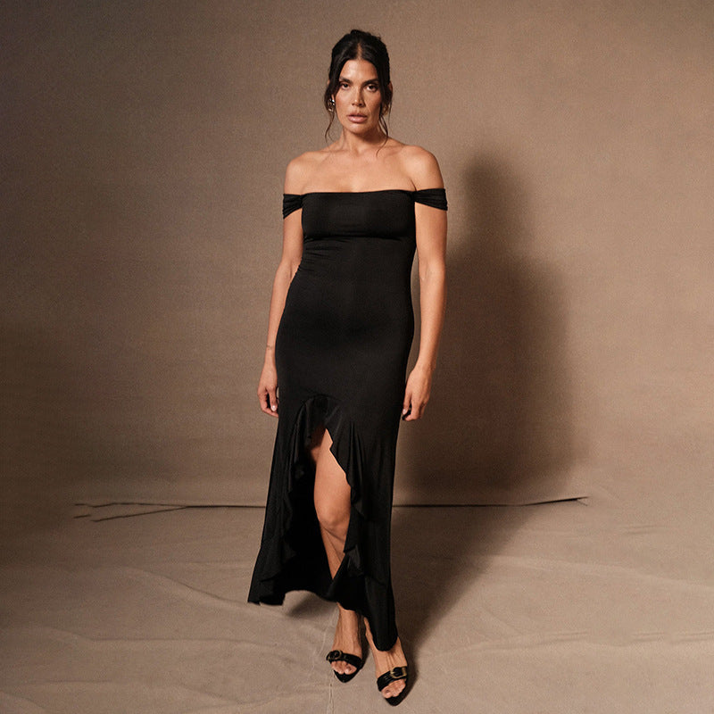 Women's fitted off-shoulder dress Mune Fashion