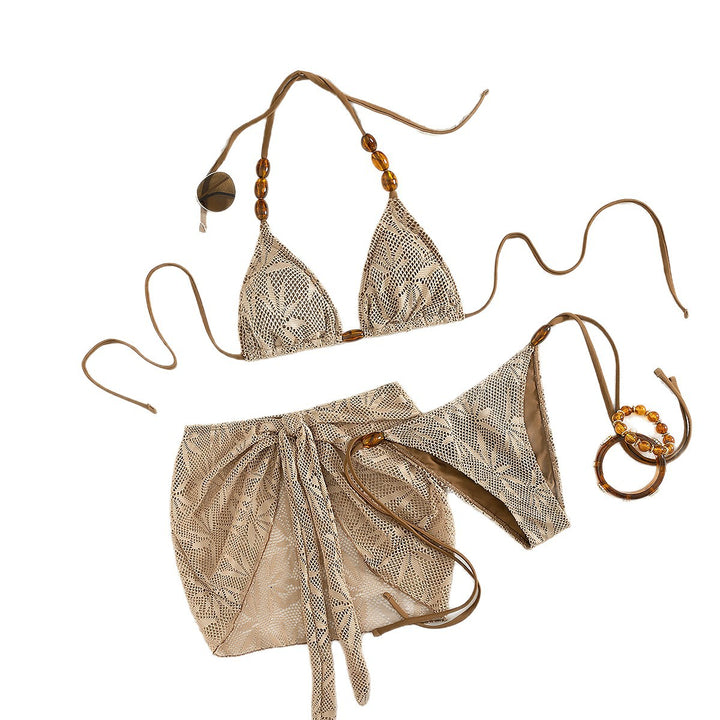 Women’s bikini set with sophisticated crochet pattern Mune Fashion