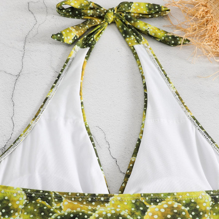 Women's One-Piece Swimsuit with Floral Cactus Design Mune Fashion