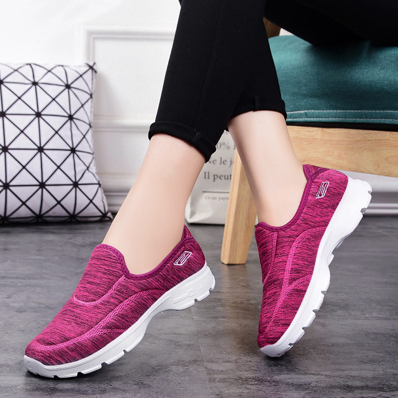 Women's nan elastic slip-on sneakers with orthopedic arch support and slip-resistant EVA sole Mune Fashion