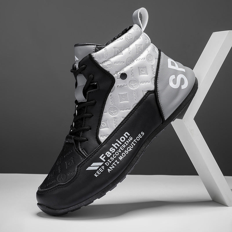Women sporty high-top sneakers with protective design and non-slip sole Mune Fashion