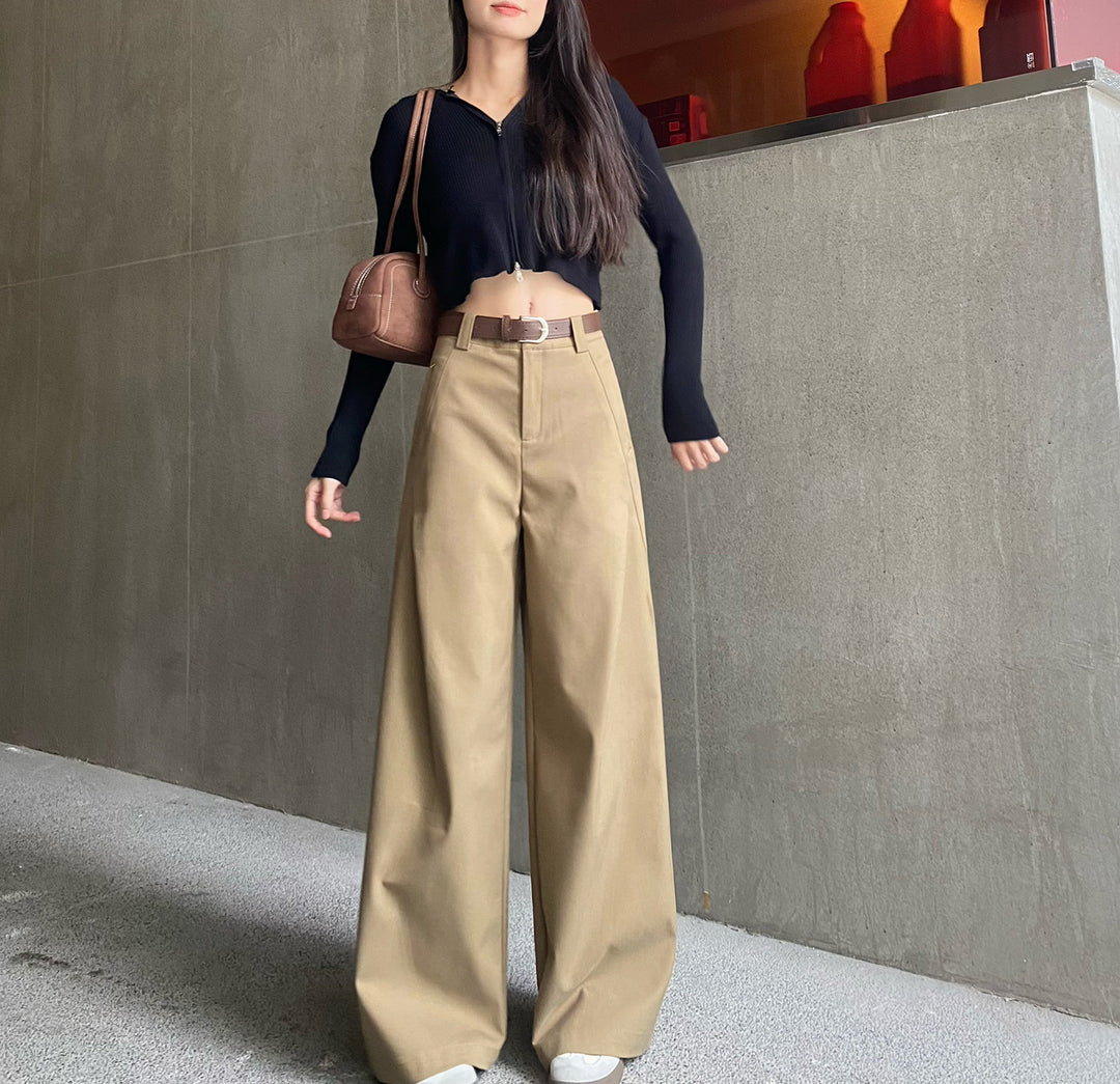 Ladies fashionable and casual high thousands pants Mune Fashion