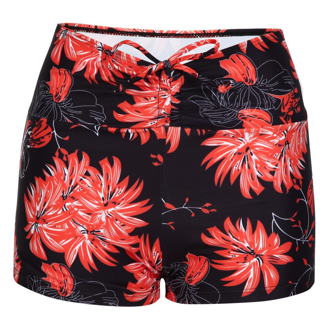 Women's swim shorts with high waistband and adjustable drawstring Mune Fashion