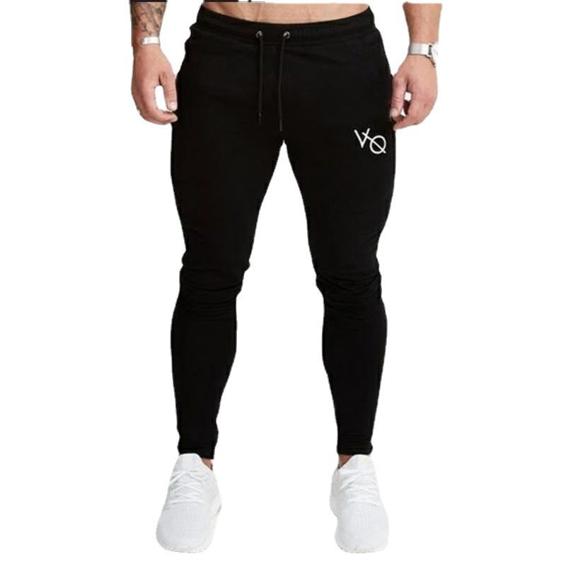 Men's narrow cut jogging pants with elastic waistband and drawstring Mune Fashion