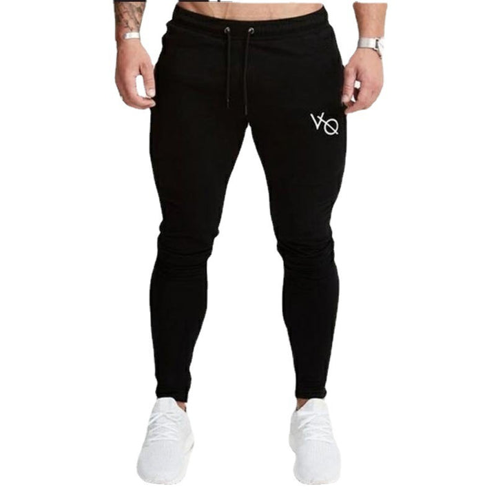 Men's narrow cut jogging pants with elastic waistband and drawstring Mune Fashion