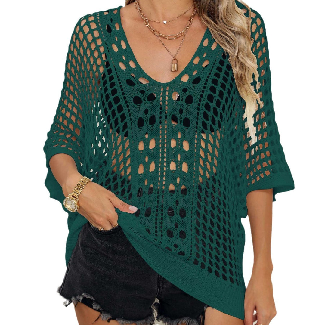 Ladies airy crochet overlay Mune Fashion