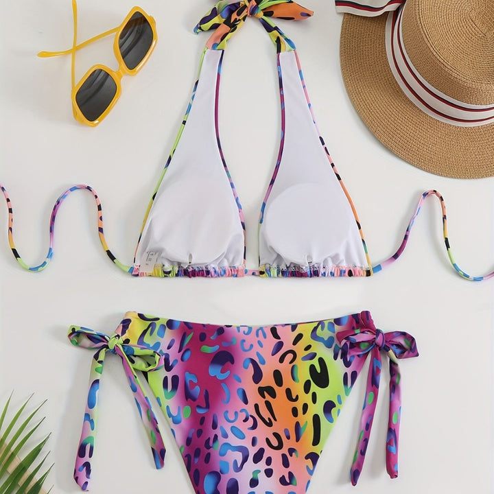 Ladies triangle bikini with playful bows Mune Fashion