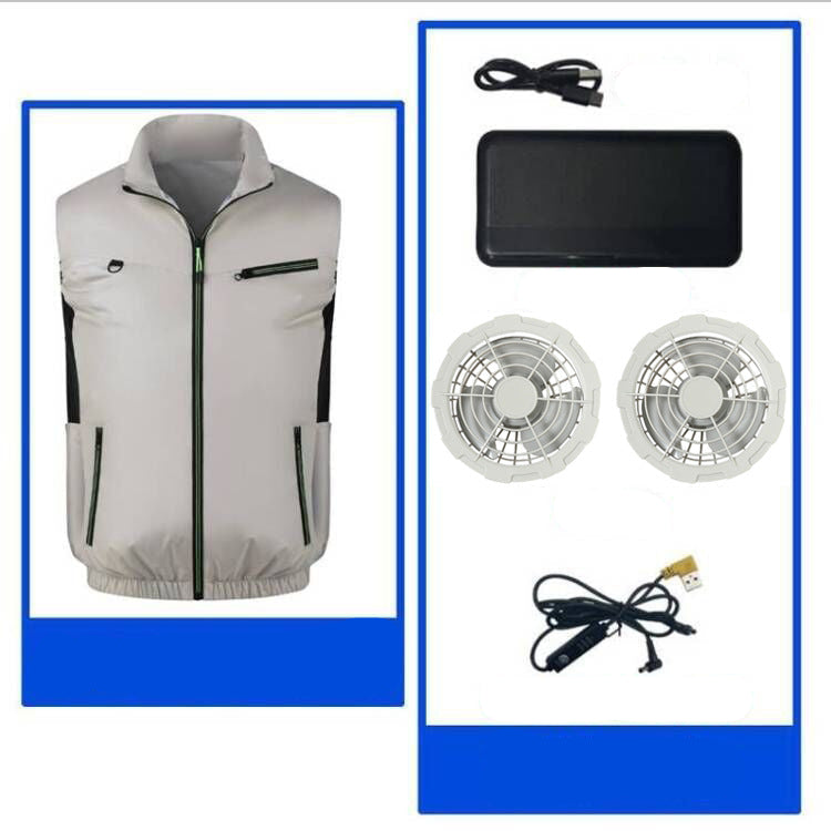 Men's nano lightweight breathable work protection vest with mesh inserts and zippered pockets Mune Fashion