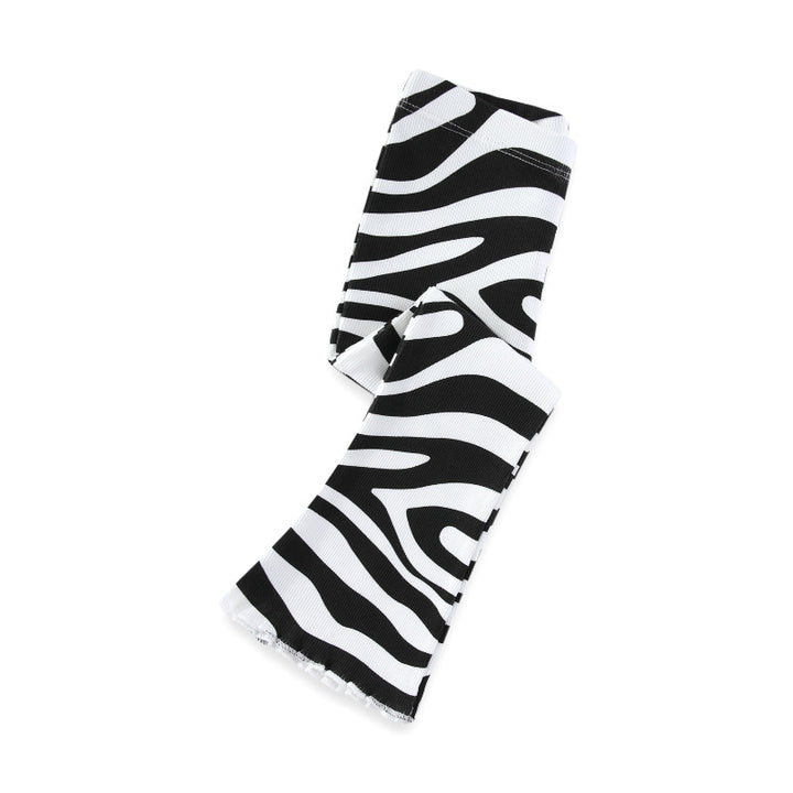 Girls flared leggings with exciting zebra pattern Mune Fashion
