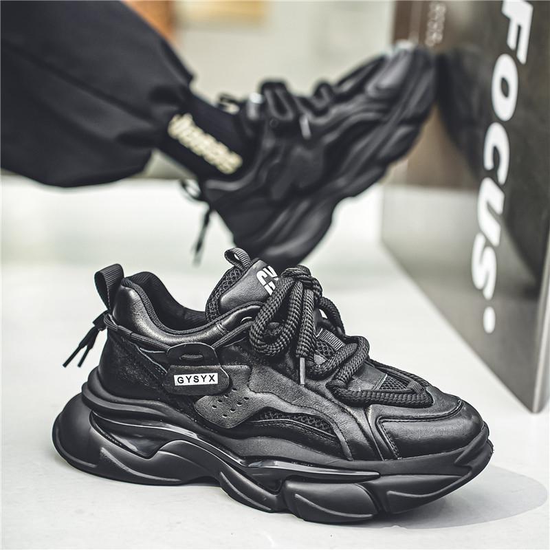 Men's Extravagant Platform Sneakers in Chunky Look with Padded Comfort Sole Mune Fashion