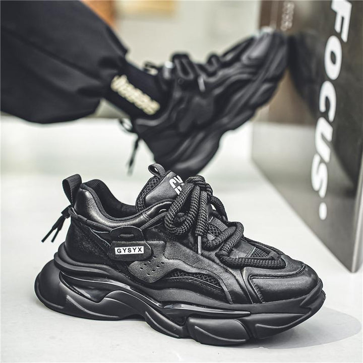Men's Extravagant Platform Sneakers in Chunky Look with Padded Comfort Sole Mune Fashion