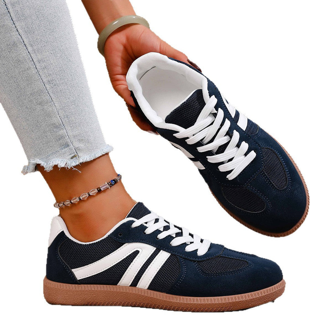 Ladies sporty sneakers made of high-quality suede with breathable sole Mune Fashion