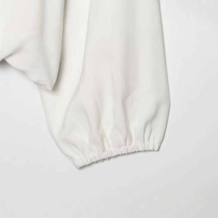 Women's Light Cropped Windbreaker in Boxy Cut with High Funnel Neck and Sleeve Flap Pockets Mune Fashion