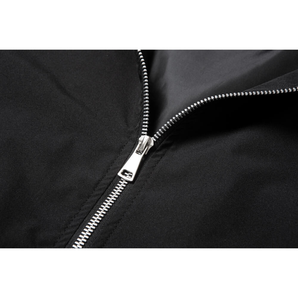 Men's Fashionable Bomber Jacket with Side Zipper Pockets Mune Fashion