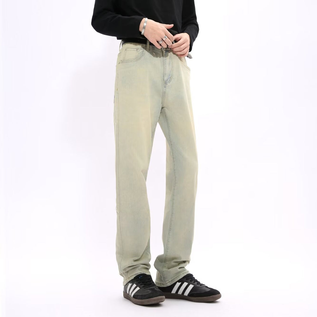 Men's Casual High-Waisted Jeans Mune Fashion