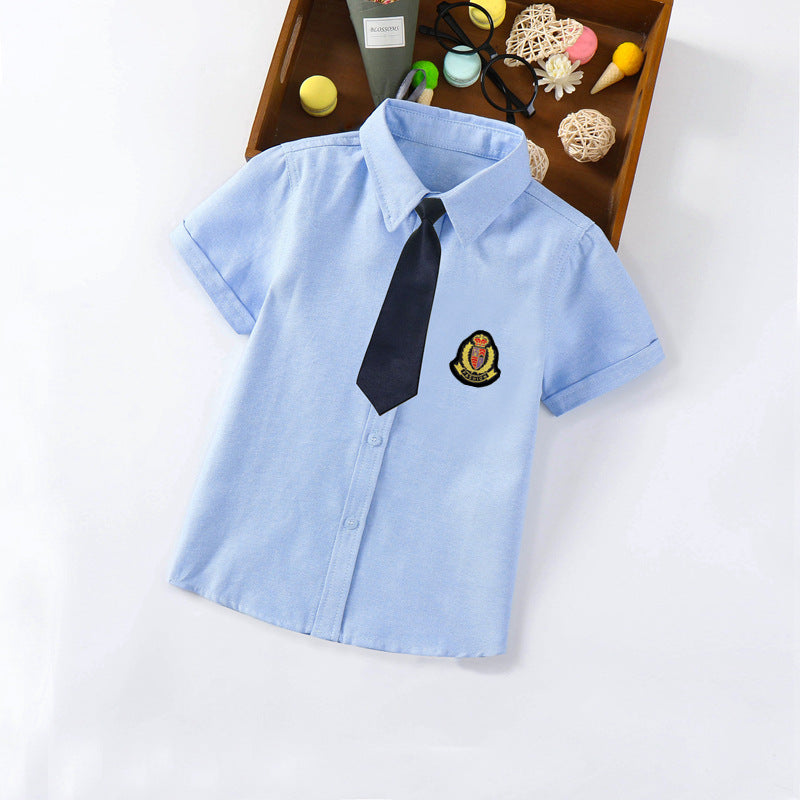 Boys short sleeve shirt with elegant bow tie Mune Fashion