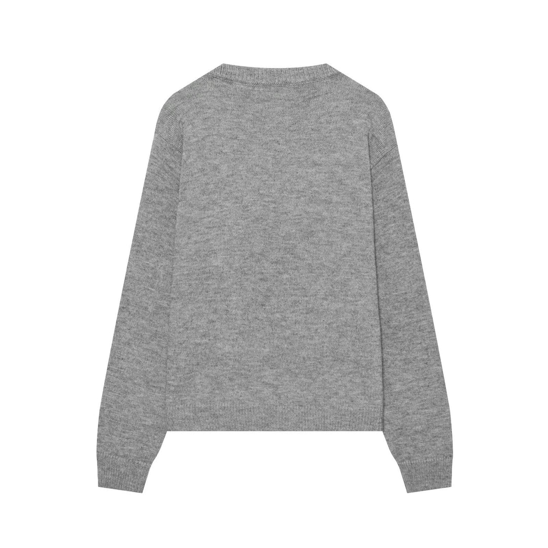 Women's knit cardigan with rabbit intarsia and decorative toggle closure Mune Fashion