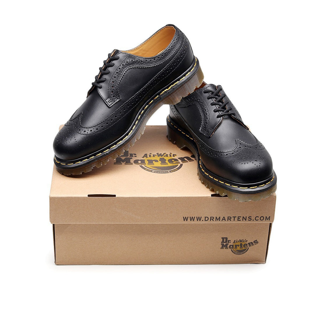 Men's classic brogue derby lace-up shoes with padded air sole Mune Fashion