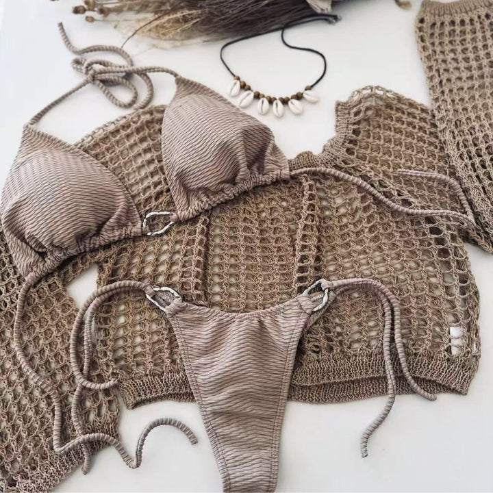 Ladies luxurious crochet bikini set Mune Fashion