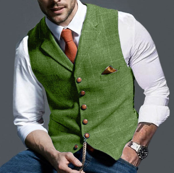 Men's Elegant Vest Mune Fashion