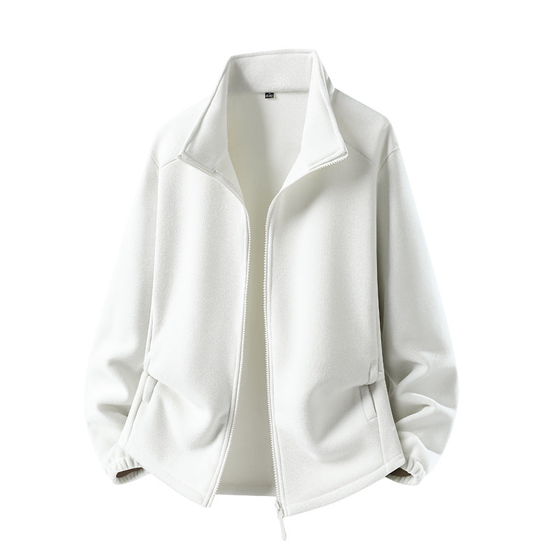 Women's fleece jacket with stand-up collar, full-length zipper, and thermal insulation Mune Fashion