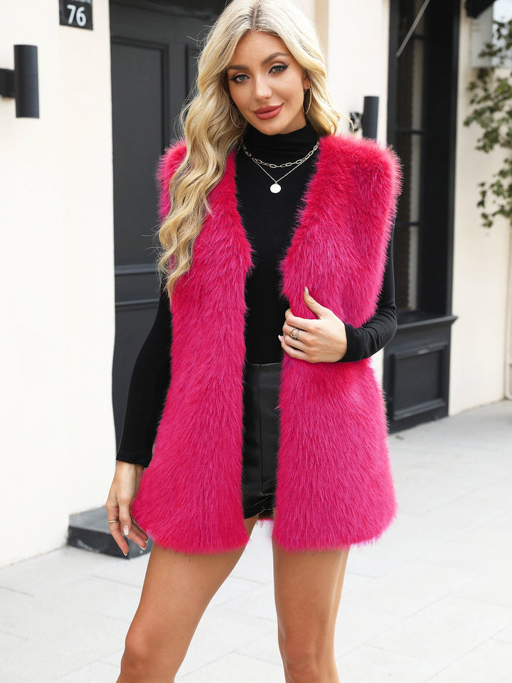 Ladies Fur Vest Mune