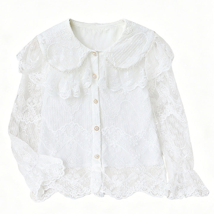 Ladies elegant lace blouse Mune Fashion