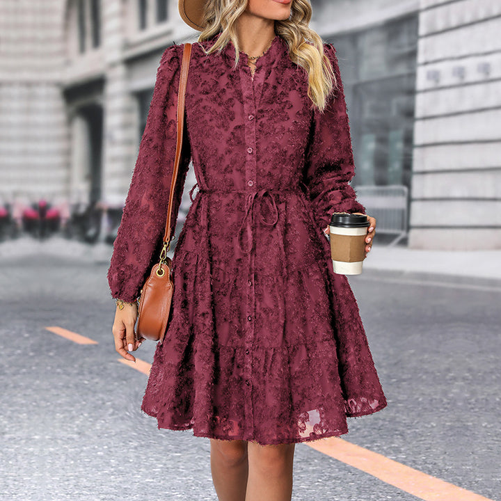 Women’s Blouse Dress with Ruffles Mune Fashion