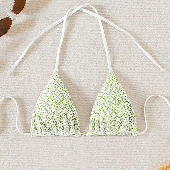 Women's bikini bottom with side ties and floral pattern Mune Fashion