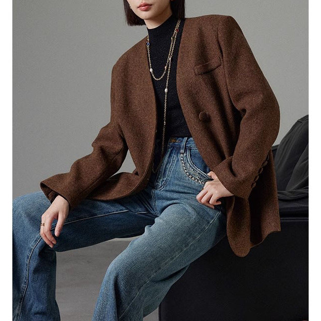 Women Elegant oversized Blazer Mune Fashion