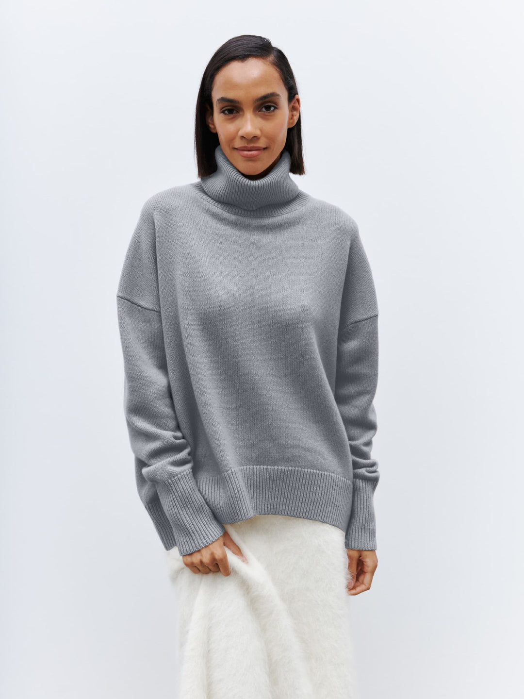 Ladies Turtleneck Sweater Mune Fashion