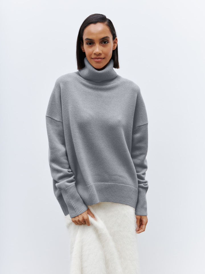 Ladies Turtleneck Sweater Mune Fashion