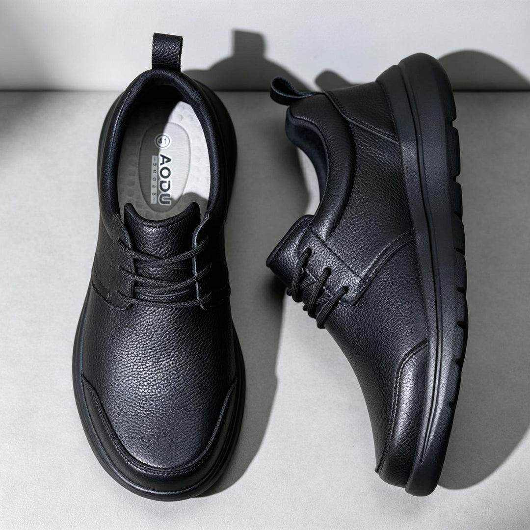 Men's Fashion Slippers made of high-quality leather Mune Fashion