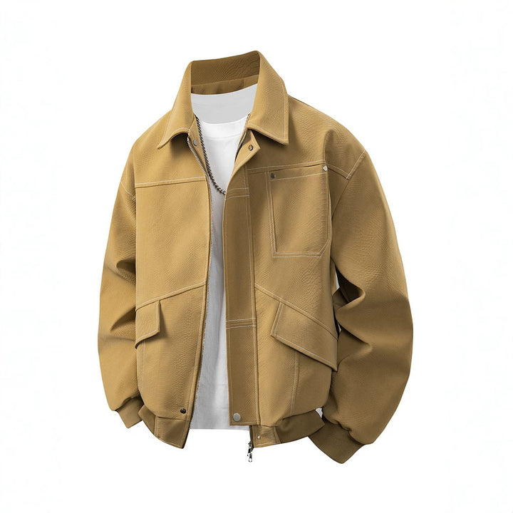Men's Fashion Leisure Jacket with Practical Pockets Mune Fashion