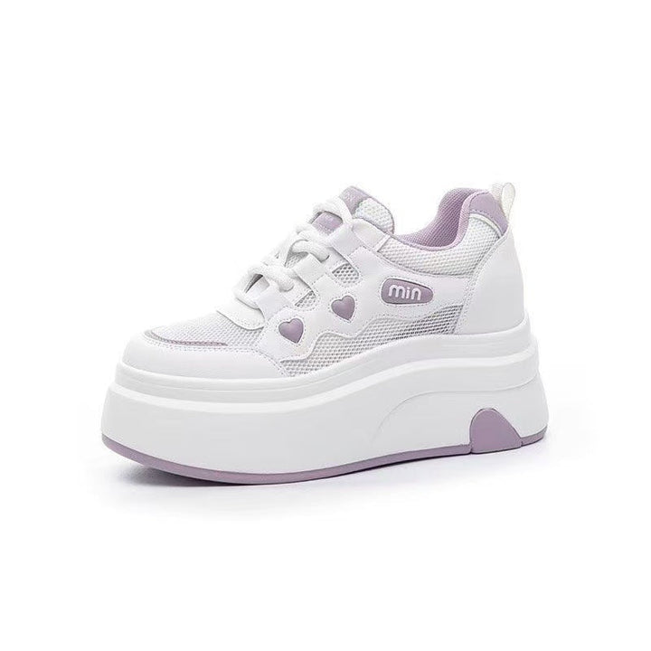 Ladies' platform sneakers with trendy design and comfortable cushioning Mune Fashion