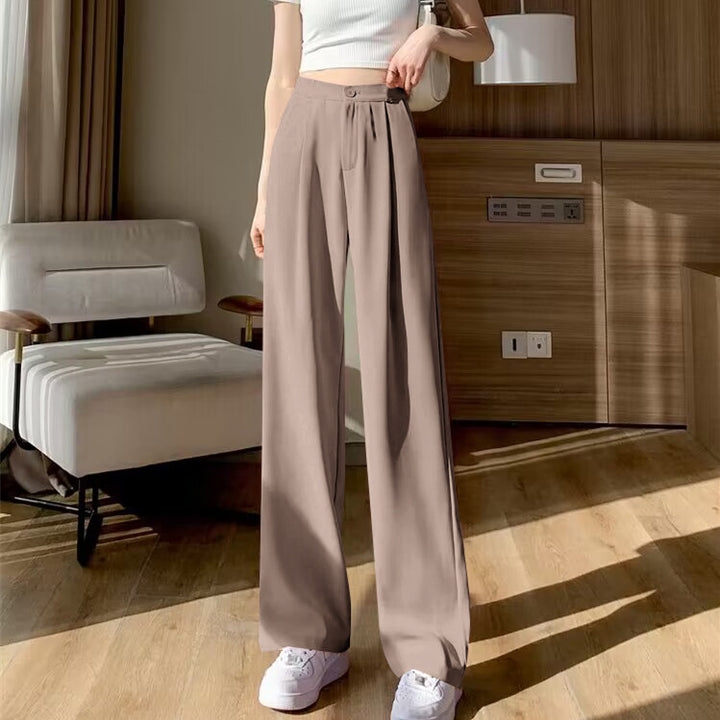 Women's Loose-Fitting Fabric Pants Mune Fashion