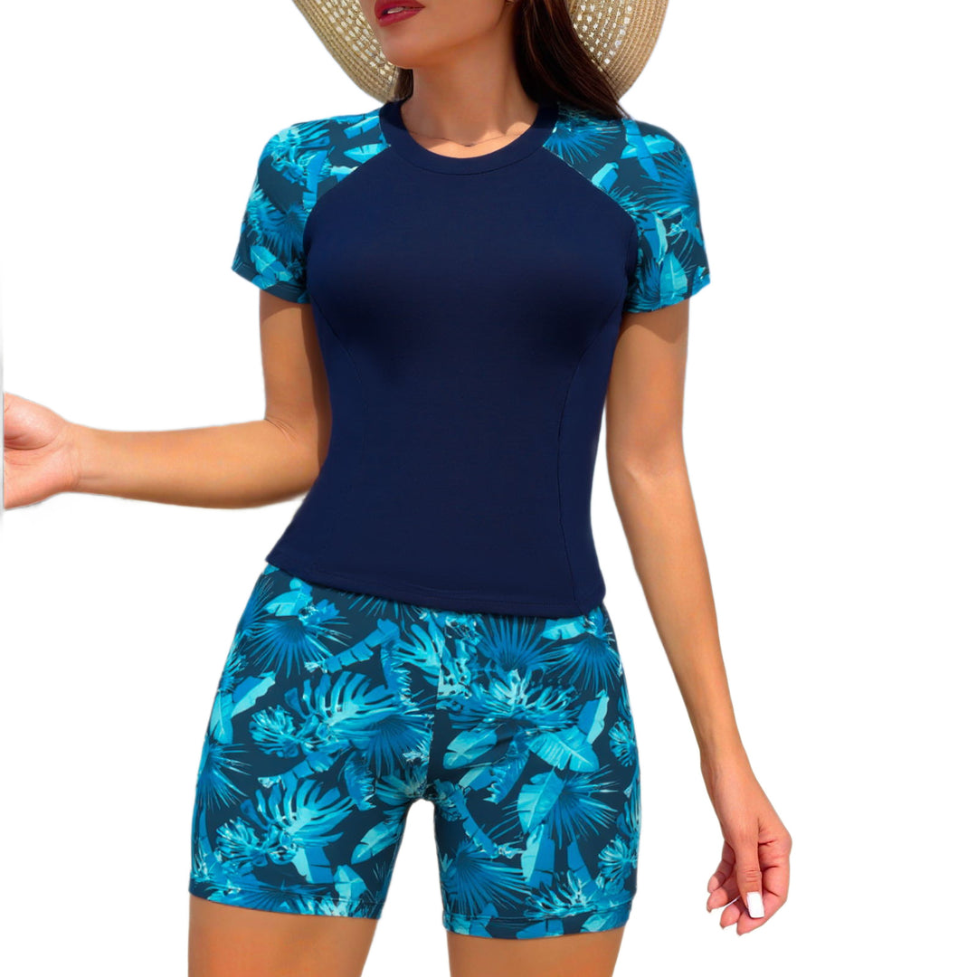 Women's Sporty Rashguard with Shorts Mune Fashion