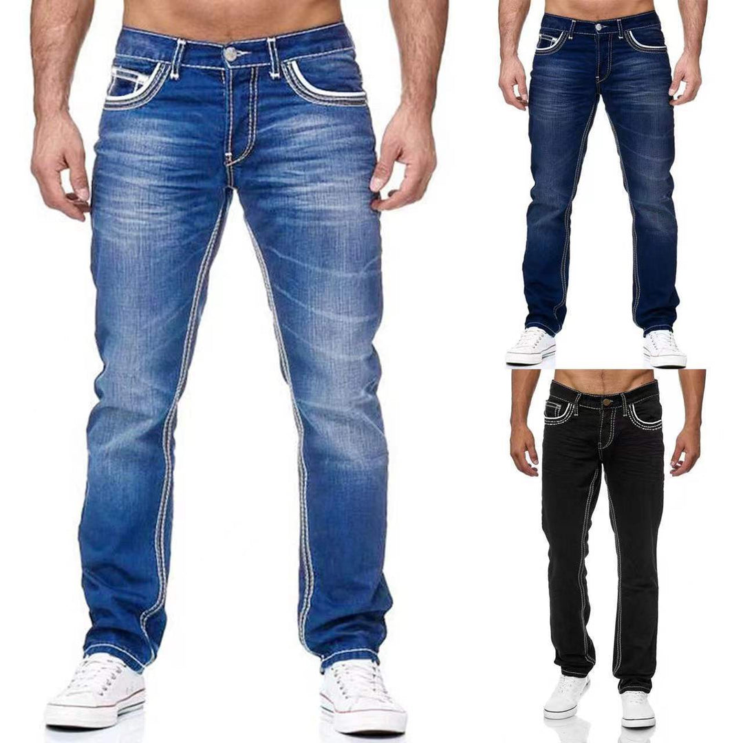 Men's Used-Style Jeans Mune Fashion