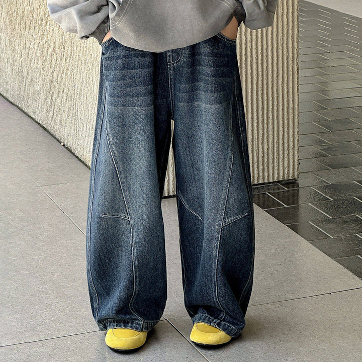 Unisex loose-fitting denim pants with a casual fit Mune Fashion