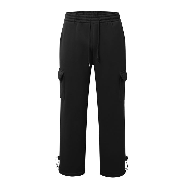 Men's nan cargo jogging pants with elastic waistband, drawstring and adjustable hem Mune Fashion