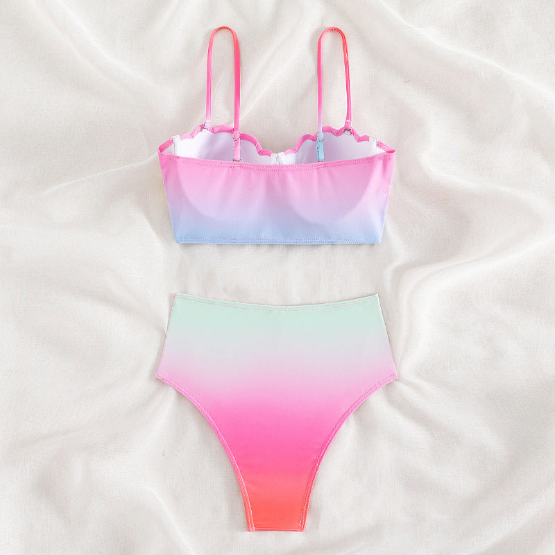 Women's bikini top with shell shape and high waistband Mune Fashion