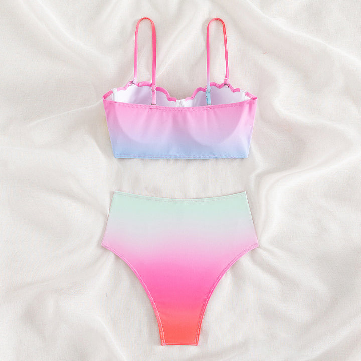 Women's bikini top with shell shape and high waistband Mune Fashion