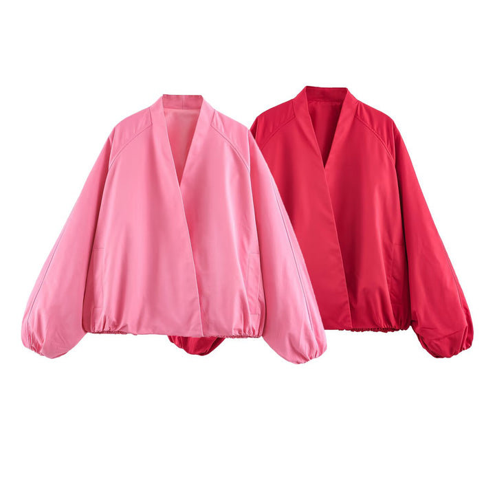Women Oversize Kimono Jacket with Balloon Sleeves Mune Fashion