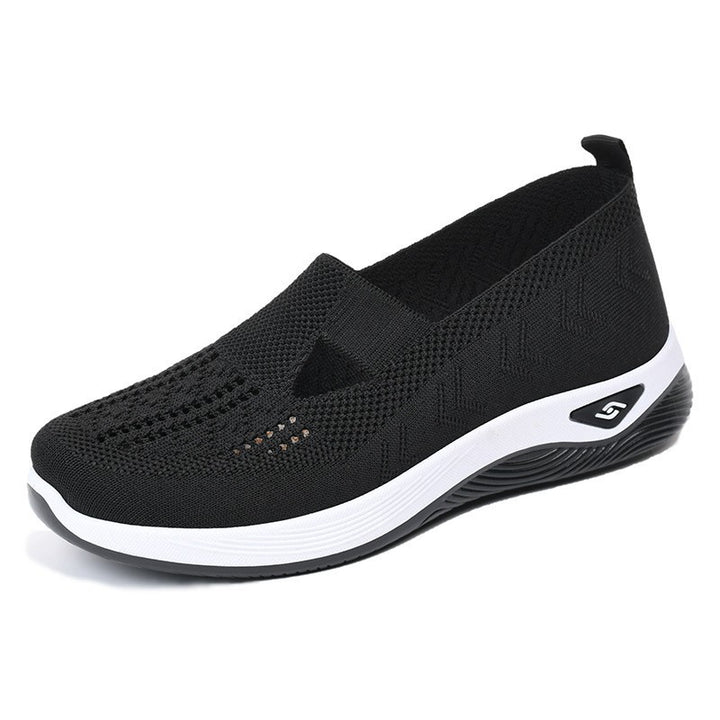 Ladies lightweight knitted slippers with orthopedic comfort sole Mune Fashion
