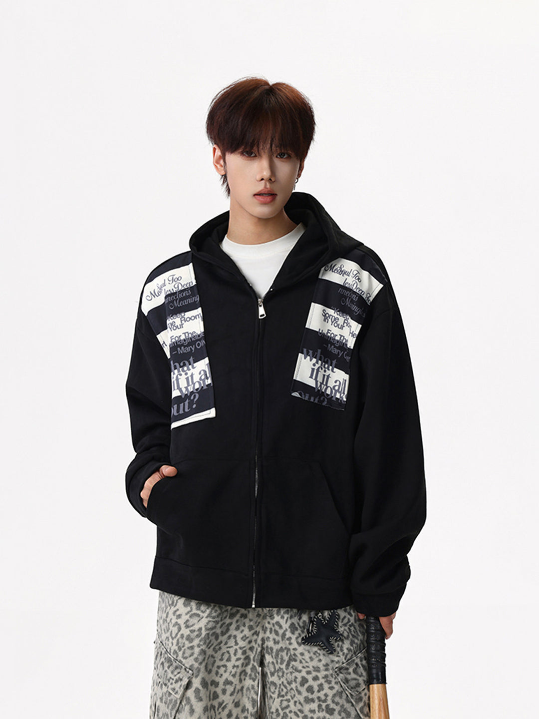 Women's Trendy Hoodie with Graphic Accents Mune Fashion