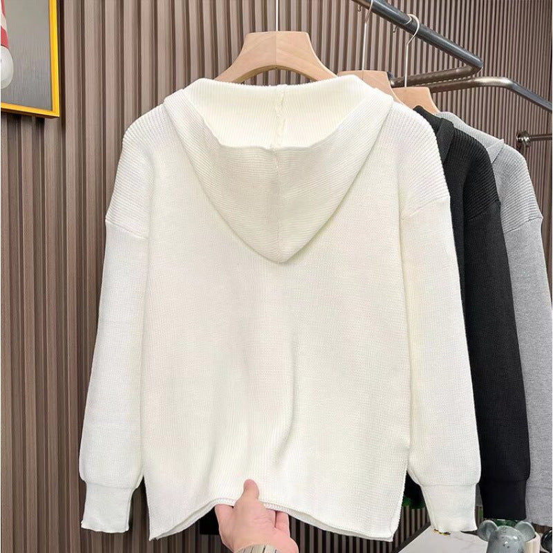 Women Comfortable Hoodie with Zipper Mune Fashion