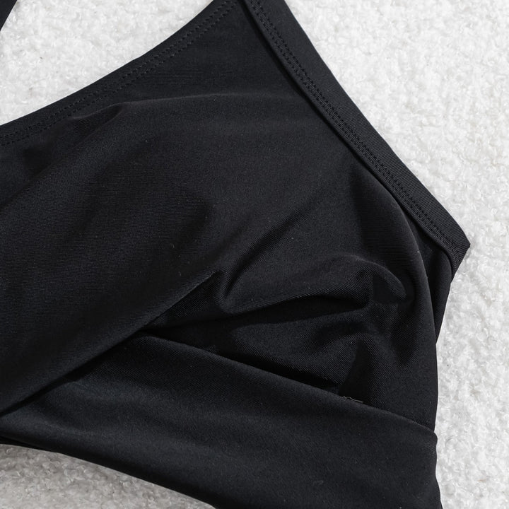 Women's Sporty Swim Outfit with Wrap Skirt Mune Fashion