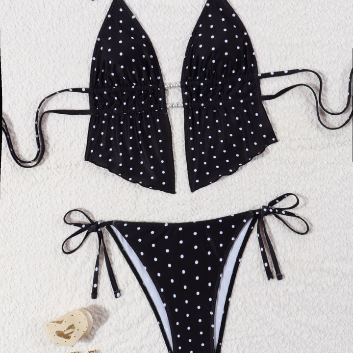 Women's bikini set with playful polka dot pattern and adjustable straps Mune Fashion