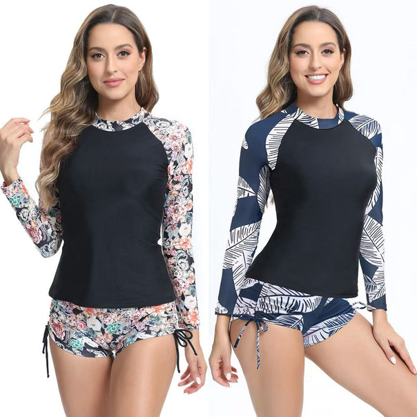 Women's stylish rash guard bikini set Mune Fashion