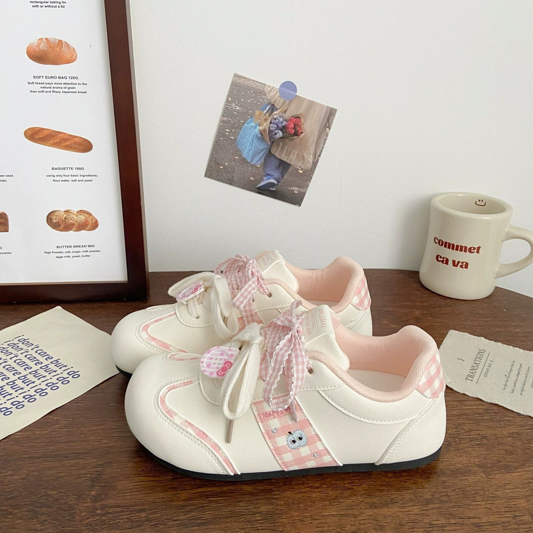 Women's Comfortable Sneakers with Playful Bow Details Mune Fashion